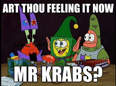 art thou feeling it now mr krabs, the intricate tapestry of emotions in literature and life